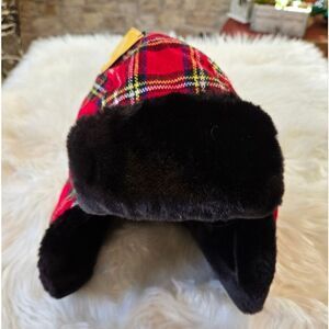 NWT San Diego Hat Company Kids Plaid Hat